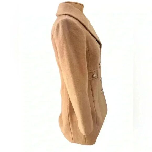 Anne Klein Notch Collar Wool Coat Size OP. - Picture 4 of 9